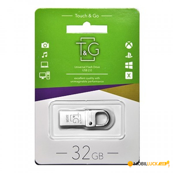  USB T&G 32GB Metal series Silver (TG027-32G)