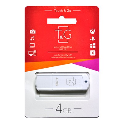  USB 2.0 4GB T&G 011 Classic Series White (TG011-4GBWH)