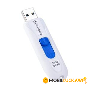 - USB 3.0 32Gb Transcend JetFlash 790 White (TS32GJF790W)