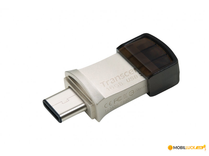  USB 3.1 32GB Type-C Transcend JetFlash 890S Silver (TS32GJF890S)