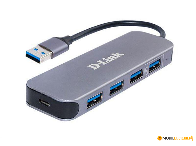  USB3.0 D-Link DUB-1340/D1A Black 4USB3.0