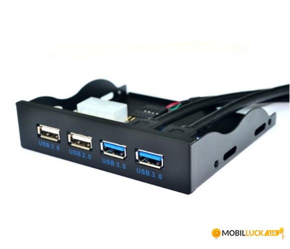  USB Voltronic YT-CC-2xUSB3.0+ 2xUSB/09687 Black