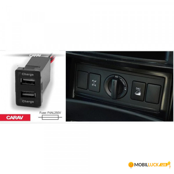  USB Carav 17-204 TOYOTA-LEXUS new 5v 2.1A 2 