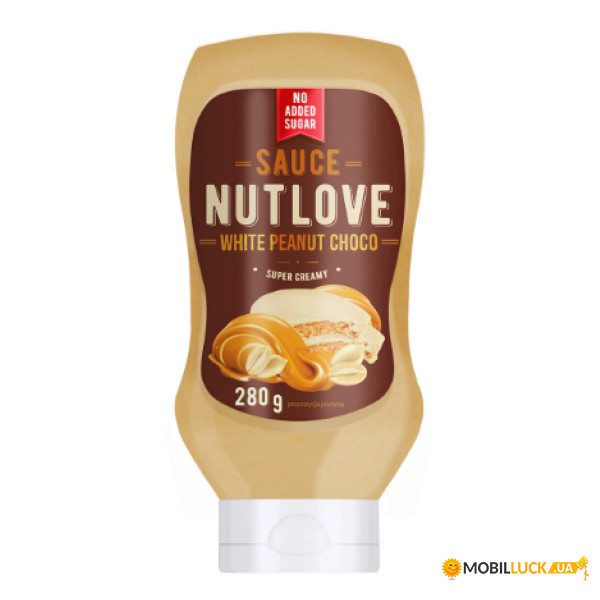   Allnutrition Sauce Nutlove 280g White Peanut Choco