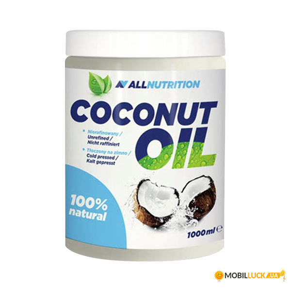   All Nutrition Coconut oil 500ml Unrefined 100-69-8965975-20