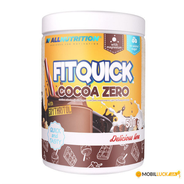   All Nutrition FitQouick Cocoa Zero - 500g 100-63-5824030-20