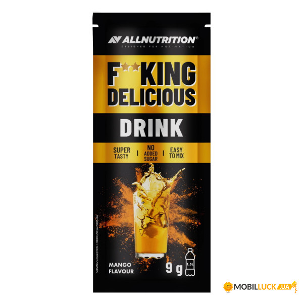   All Nutrition Fitking Delicious Drink 9g Mango