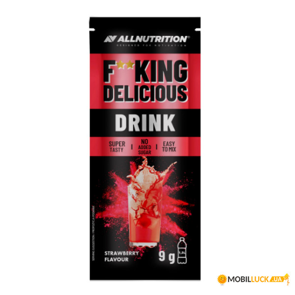  Allnutrition Fucking Delicious Drink 9g Starwberry