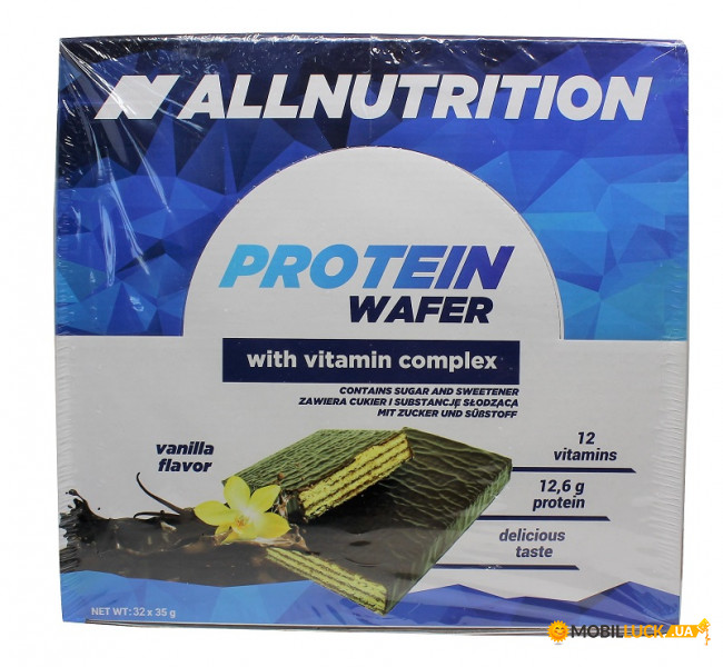   All Nutrition Protein Wafer Bar 32x35g Strawberry 100-32-1954096-20