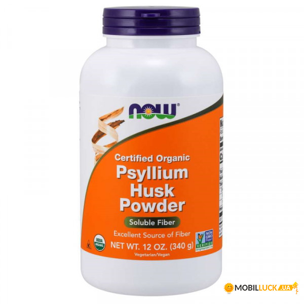   Now Foods Organic Psyllium Husks 340 