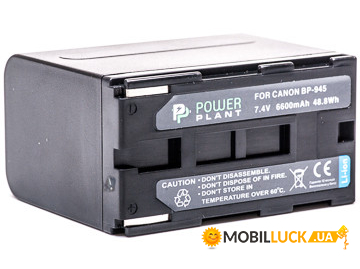  PowerPlant Canon BP-945 6600mAh