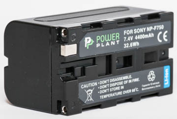 A PowerPlant Sony NP-F750 4400mAh