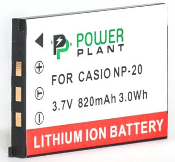  PowerPlant Casio NP-20 820mAh