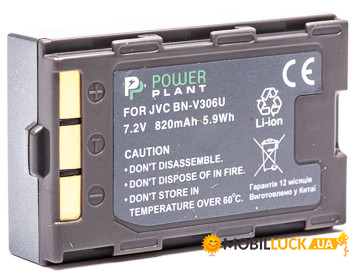  PowerPlant JVC BN-V306U 820mAh