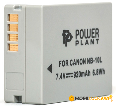  PowerPlant Canon NB-10L 920mAh