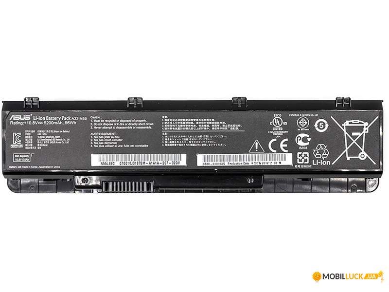    Asus A32-N55 A32-N55 10.8V 5200mAh