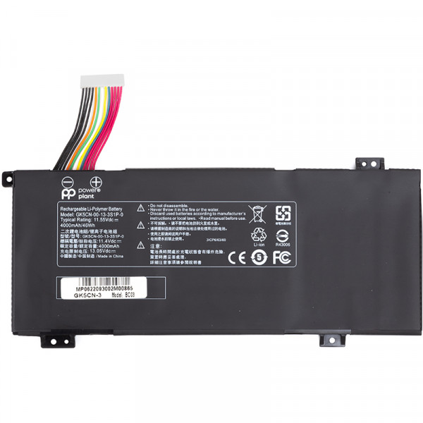  PowerPlant   HASEE F117-B (GK5CN) 11.55V 4000mAh