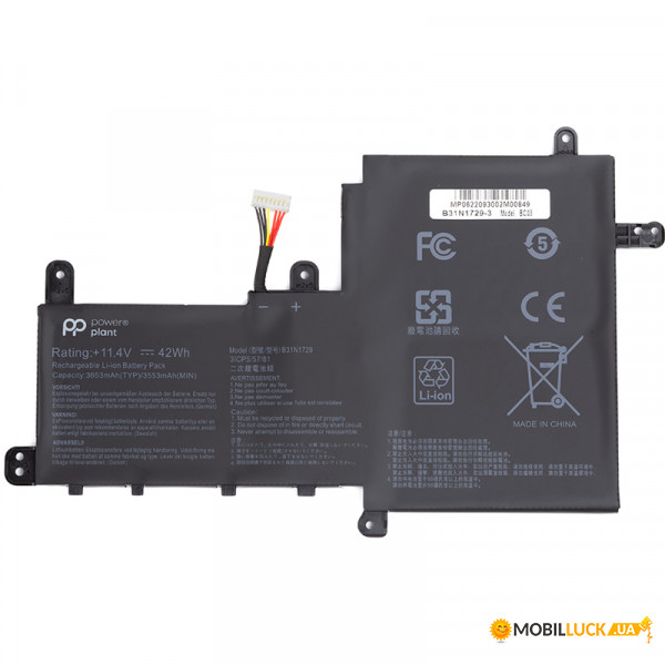  PowerPlant   ASUS VivoBook S15 (B31N1729) 11.4V 3553mAh