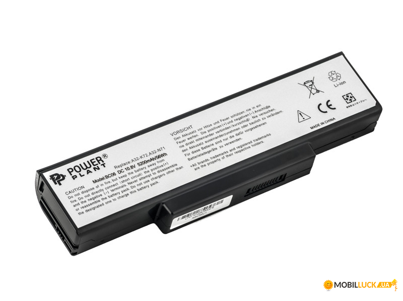  PowerPlant   ASUS A72, A73 (A32-K72 AS-K72-6) 10.8V 5200mAh