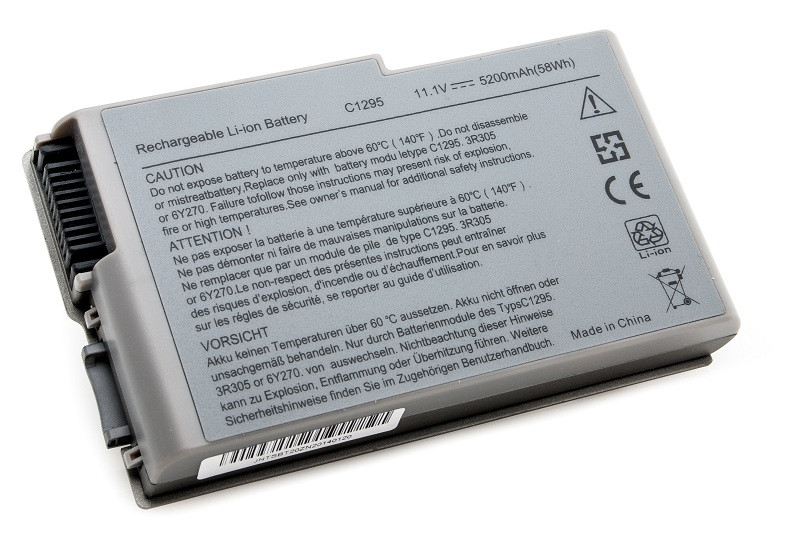  PowerPlant   DELL Latitude D600 (C1295, DE D600, 3S2P) 11.1V 5200mAh