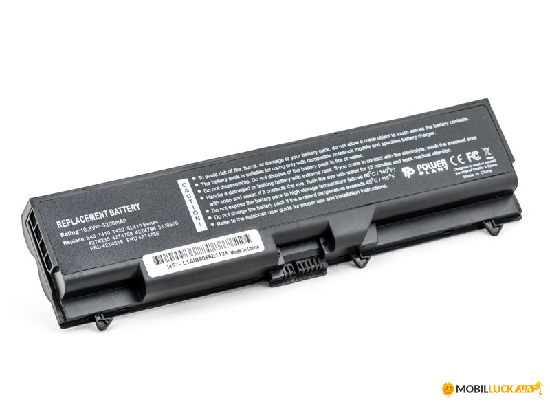  PowerPlant   IBM/LENOVO ThinkPad SL410K (FRU42T4795, IMSL40LH) 10.8V 5200mAh