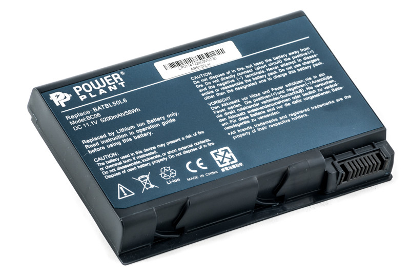  PowerPlant   ACER Aspire 3100 (BATBL50L6, AC 50L6, 3S2P) 11.1V 5200mAh