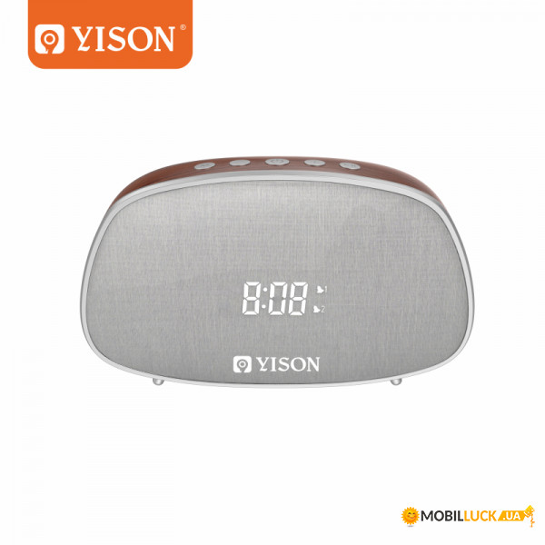  Yison WS-1 TWS Led Clock Coffee (26055)