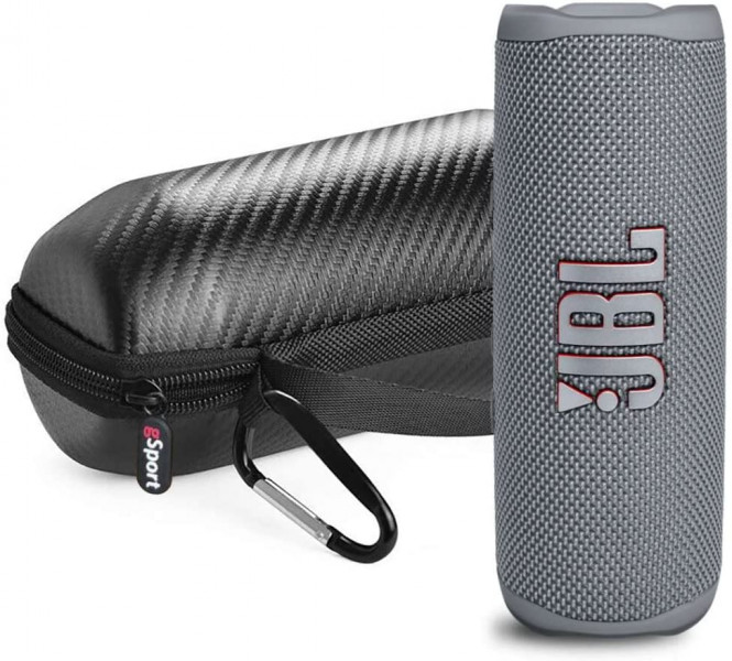   JBL FLIP 6 Gray   Carbon Fiber Case