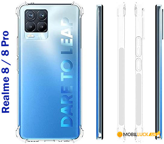  Anti-Shock BeCover  Realme 8/8 Pro Clear (706970)