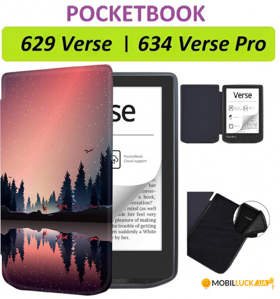 - BeCover Smart Case PocketBook 629 Verse / 634 Verse Pro 6 Dusk (710976)