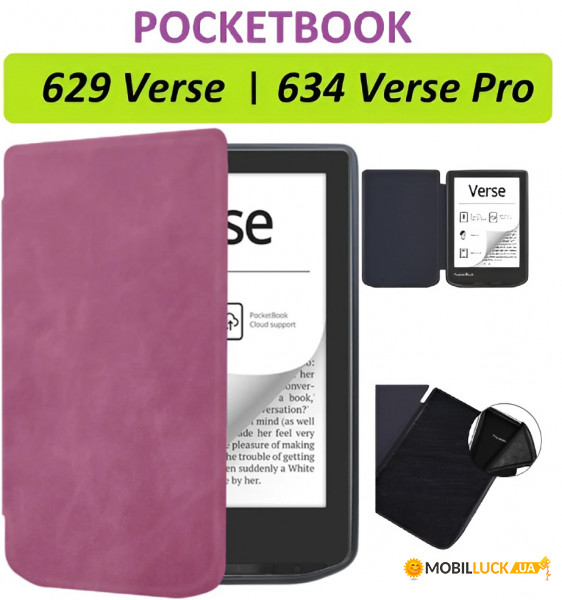 - BeCover Smart Case PocketBook 629 Verse / 634 Verse Pro 6 Purple (710978)