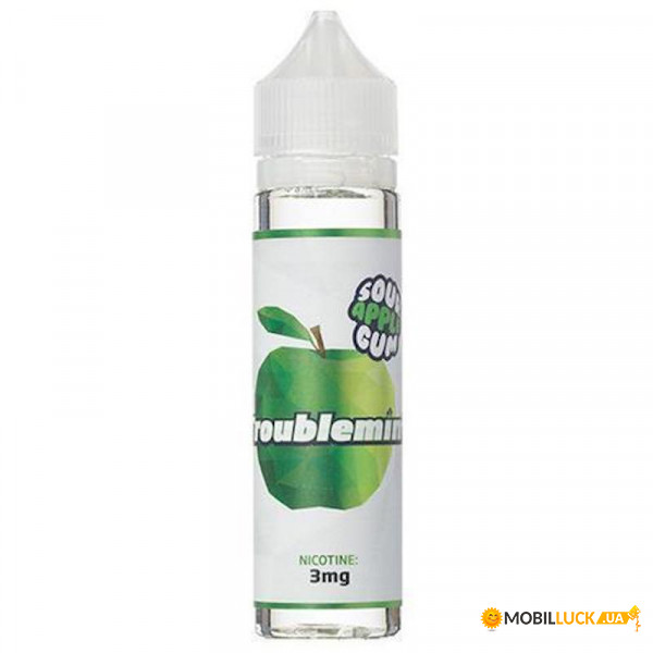     Frisco Troublemint Sour Apple Gum 60  3  (Frisco Sour Apple Gum 3mg) (6EjAJyQGqbw2) Frisco Vapor