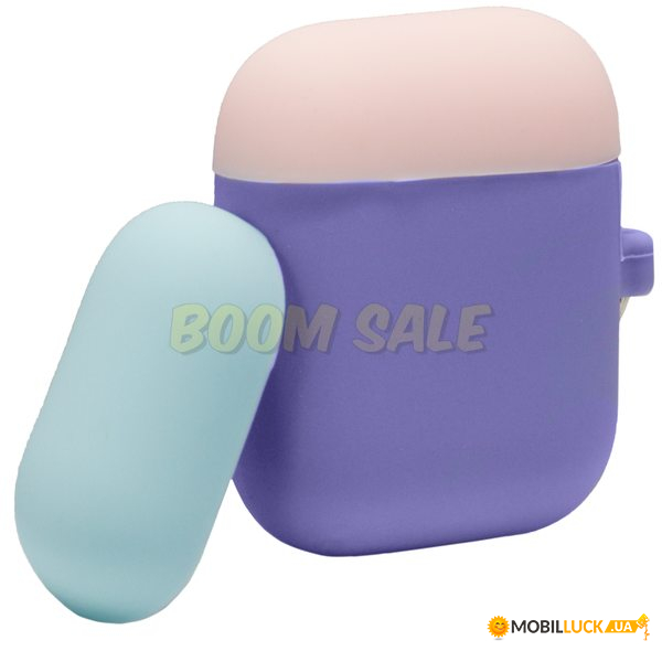  TTech Dual Cap Series for Airpods Lavender