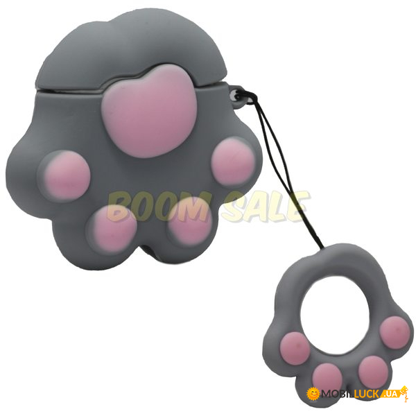  TTech Emoji Series  Airpods Paws Gray