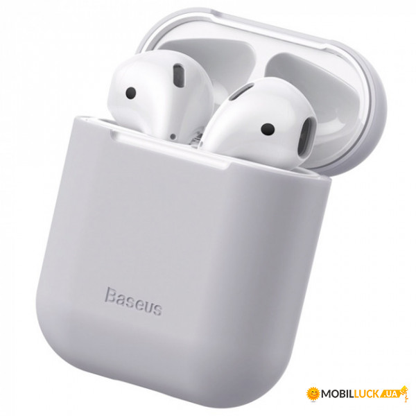  TPU Baseus   Apple AirPods 1/2 Grey