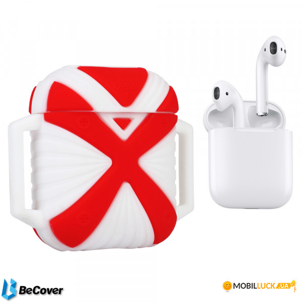  X-HuWei i-Smile  Apple AirPods IPH1443 Red+White (702334)