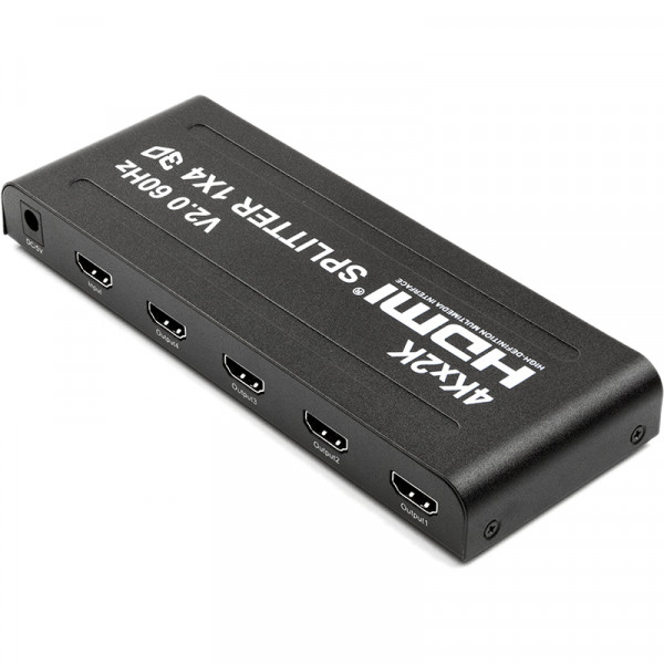  PowerPlant HDMI 1x4 V2.0, 3D, 4K/60hz (HDSP4-V2.0)