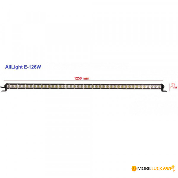   AllLight E-126W 36chip OSRAM 3535 9-30V