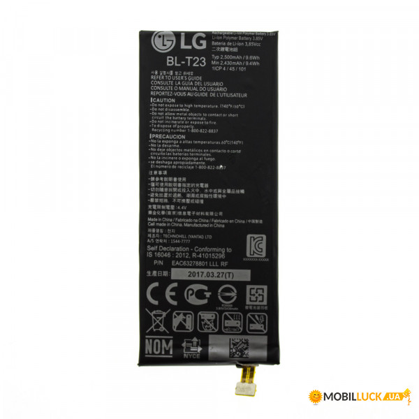  AAAA-Class LG X-Cam K580 / BL-T23  