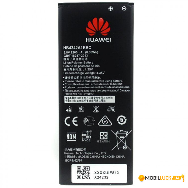  Huawei HB4342A1RBC 2200 mAh  Honor 4A, Y5 II AAAA/Original . 