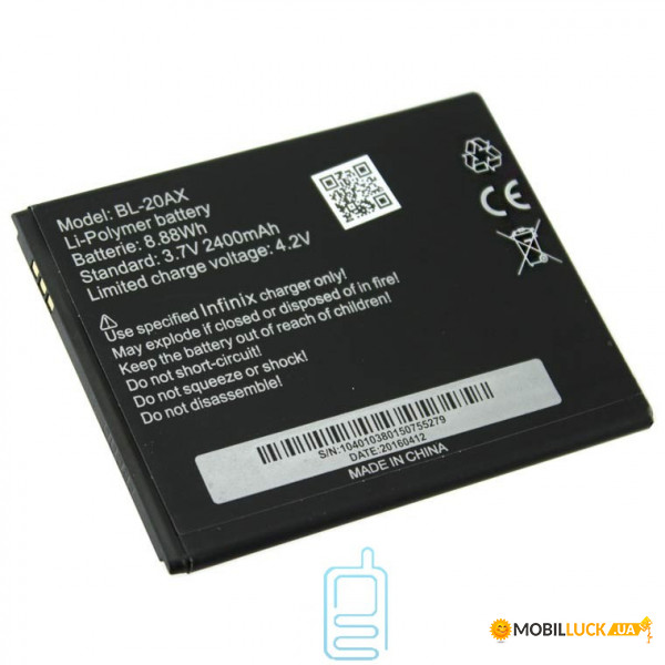  Infinix BL-20AX 2400 mAh 20AX Original