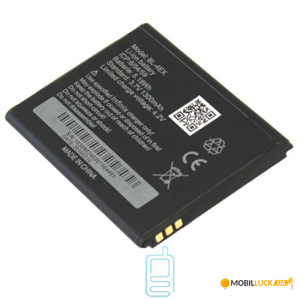  Infinix BL-4EX 1300 mAh 4EX Original 