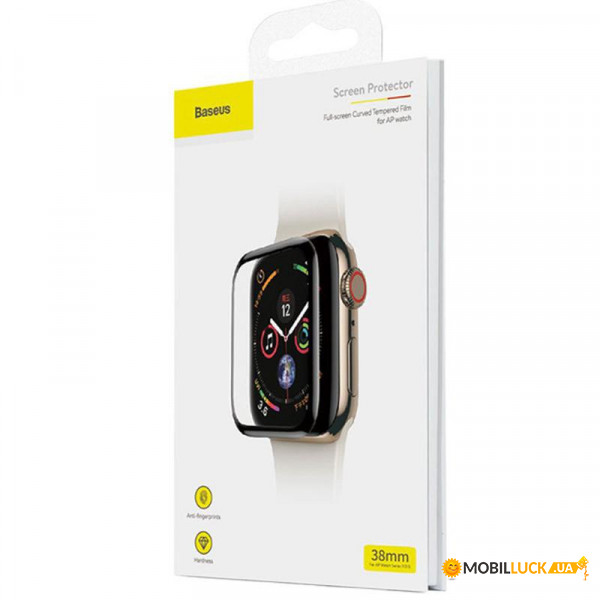   Baseus 3D Full Glue  Apple Watch 38mm SGAPWA4-C01 Black