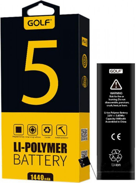  GOLF iPhone 5G Battery 1440 mAh Black #I/S