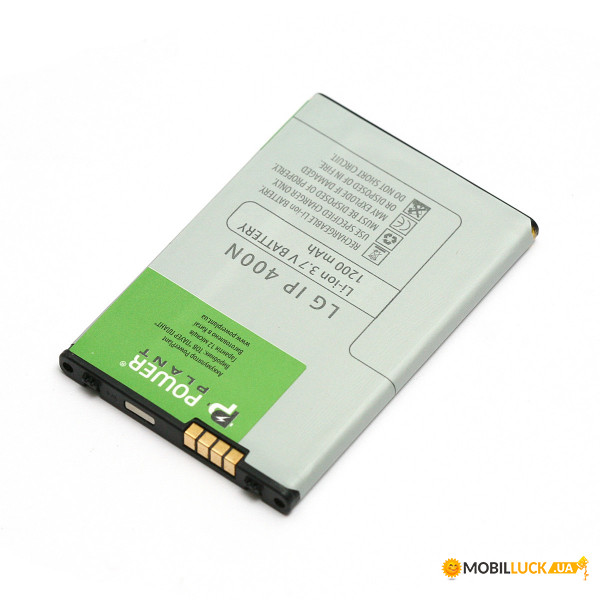  PowerPlant LG GT540 (IP-400N) 1200mAh