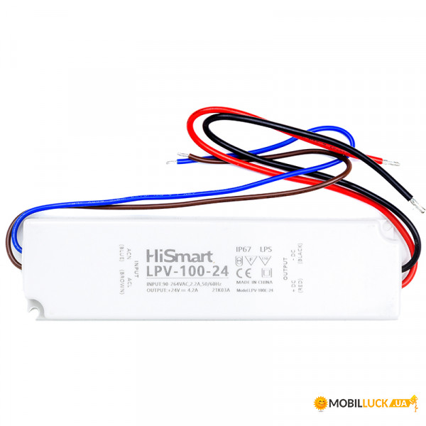   HiSmart 24V, 4.2A, 100W, IP67