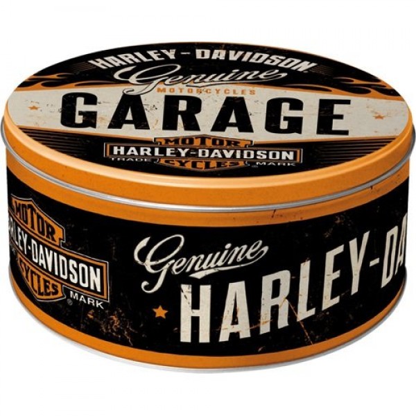    Round L Harley-Davidson Nostalgic Art (30602)