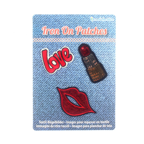   Iron on Patches Love