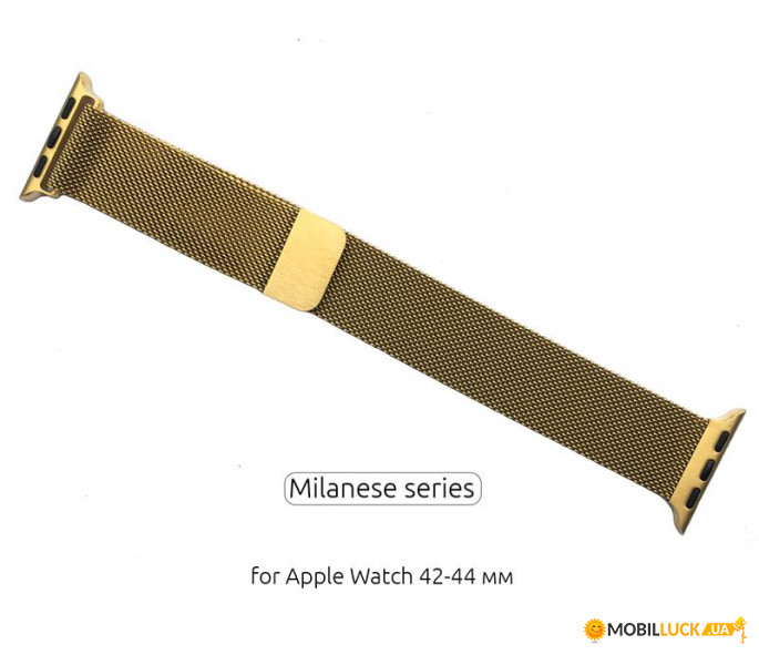   Armorstandart Milanese Loop  Apple Watch 42mm 44mm Gold (ARM52237)