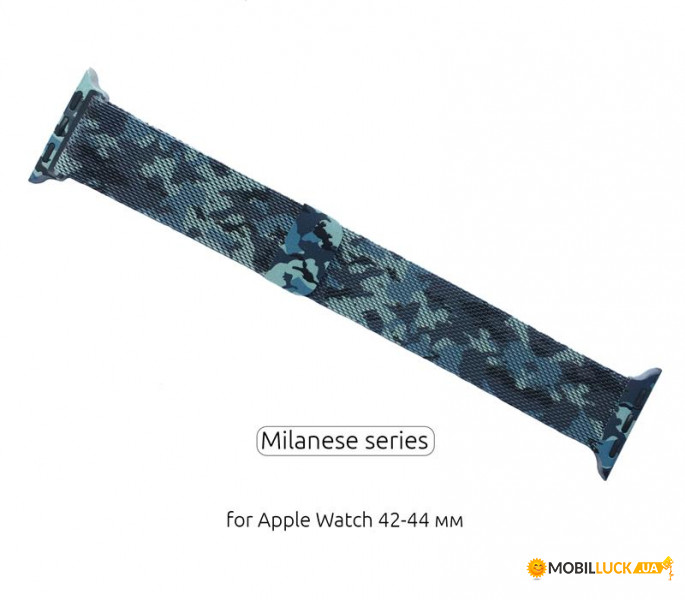   Armorstandart Milanese Loop  Apple Watch 42mm 44mm Military Blue (ARM52954)